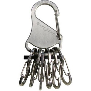 Nite Ize, NITE Ize Schlüssel-Karabiner NI-KLK-11-R3 KeyRack Locker Silber 1 St., NITE Ize Schlüssel-Karabiner NI-KLK-11-R3 KeyRack Locker Silber 1 St.