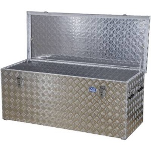 undefined, Alu-Transportkiste Riffelblech mit Gasdruckdämpfer Inhalt 312 l, Transportkiste, Aluminium-Riffelblech mit Gasdruckdämpfer, 312 l