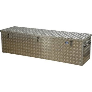 undefined, Alu-Transportkiste Riffelblech mit Gasdruckdämpfer Inhalt 470 l, Transportkiste, Aluminium-Riffelblech mit Gasdruckdämpfer, 470 l