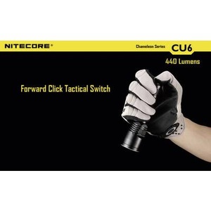 Nitecore, NiteCore CU6 Chameleon LED Taschenlampe batteriebetrieben 440 lm 400 h 138 g, Nitecore Taschenlampe »Chameleon«
