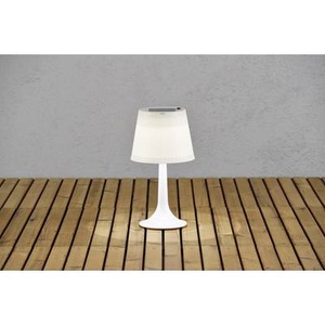 Konstmide, Weiße LED-Solartischleuchte Assisi Sitra, Weiße LED-Solartischleuchte Assisi Sitra