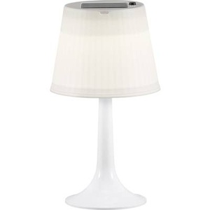 Konstmide, Weiße LED-Solartischleuchte Assisi Sitra, Weiße LED-Solartischleuchte Assisi Sitra