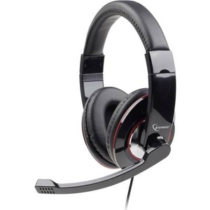 Gembird, PC-Headset 3.5 mm Klinke schnurgebunden, Stereo Gembird MHS-001 Over Ear Schwarz, 