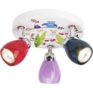 Brilliant, Kinderzimmer-Deckenleuchte Birds, LED-Deckenleuchte Birds dreiflammig