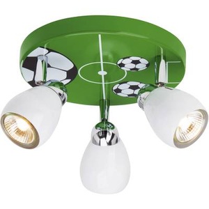 Brilliant, Soccer - Kinderzimmer-Deckenleuchte, LED-Deckenleuchte Soccer, dreiflammig