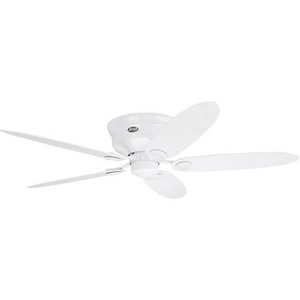 Hunter, Hunter Low Profile III Ventilator weiß/ahorn, Hunter Low Profile III Ventilator weiß/ahorn