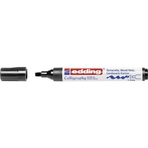 edding, Edding Lackmarker E-1455 4-1455001 Schwarz 1 mm, 5 mm 1 St./Pack., Edding 1455, Permanent Marker, 5mm, schwarz, 1455-01