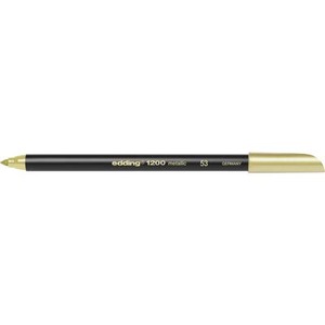 edding, Edding Fasermaler E-1200 4-1200053 Gold (metallic) 1 mm, 3 mm 1 St., Edding 1200, Metallic Color Pen, 1-3mm, gold, 4-1200053