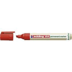 Edding Permanentmarker edding 22 permanent marker EcoLine Rot wasserfest: Ja 4-22002