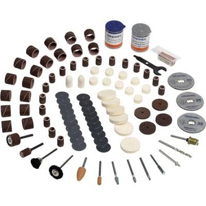 Dremel, Mehrzweck–Zubehörset 150tlg. Dremel 2615S724JA Schaft-Ø 3.2 mm, Dremel Zubehörset 724, 150-teilig
