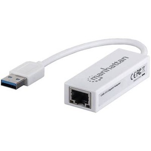 Manhattan, Netzwerkadapter 1 Gbit/s Manhattan Gigabit Ethernet Adapter USB 3.0, Manhattan Gigabit Ethernet Adapter Netzwerkadapter 1 GBit/s USB-A (USB 3.2 Gen 1)