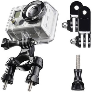 MANTONA, Fahrradbefestigung Mantona Winkelstück 20224 Passend für=GoPro, Mantona Klemmhalterung XL 1.5-4 cm GoPro + 1/4