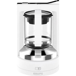 Krups, Krups KM468210 Kaffeemaschine Weiß Fassungsvermögen Tassen=12 mit Druckbrühsystem, Krups KM468210 Kaffeemaschine Weiß Fassungsvermögen Tassen=12 mit Druckbrühsystem