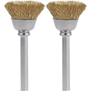 Dremel Messingbürste 536 Stahldraht vermessingt Schaft-Ø 3.2 mm 26150536JA 2 St.