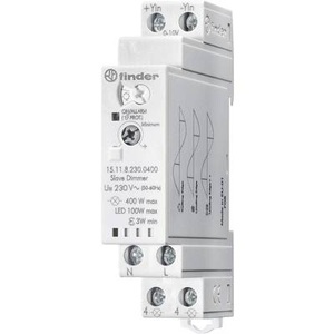 Finder, Dimmer für Hutschiene 1 St. Finder 15.11.8.230.0400 Betriebsspannung:230 V/AC, Finder Dimmer für Hutschiene 1 St. 15.11.8.230.0400 Betriebsspannung:230 V/AC