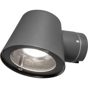 Konstsmide, Konstsmide Trieste 7523-370 Außenwandleuchte EEK: abhängig v. Leuchtmittel (A++ - E) Halogen GU10 35 W Schwarz, Außenwandleuchte Trieste aus Alu, anthrazit