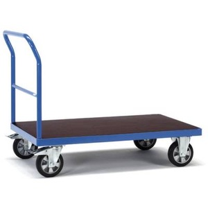 Fetra, Fetra 12503 Plattformwagen Stahl pulverbeschichtet Traglast (max.): 1200 kg, fetra® Schwerlast-Plattformwagen, mit Schiebebügel, Ladefläche BxT 800 x 1.200 mm