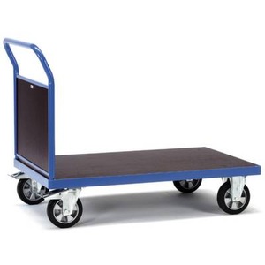 Fetra, Fetra 12513 Plattformwagen Stahl pulverbeschichtet Traglast (max.): 1200 kg, fetra® Schwerlast-Plattformwagen, mit Stirnwand, Ladefläche BxT 800 x 1.200 mm
