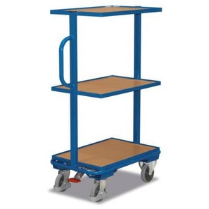 VARIOfit, VARIOfit SW-400.801 Beistellwagen Stahl pulverbeschichtet Traglast (max.): 200 kg Enzianblau (RAL 5010), VARIOfit SW-400.801 Beistellwagen Stahl pulverbeschichtet Traglast (max.): 200 kg Enzianblau (RAL 5010)