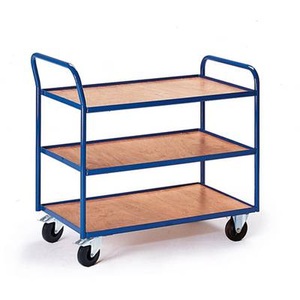 undefined, AUG 35 Tischwagen Stahl Traglast (max.): 250 kg, Tischwagen mit 3 Etagen 790 x 490 mm