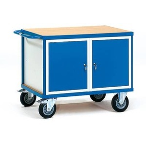Fetra, Fetra 2475 Tisch- und Schrankwagen Stahl pulverbeschichtet Traglast (max.): 500 kg Brillantblau (RAL 5007), Fetra Hauptartikel 2475 Tisch- und Schrankwagen Stahl pulverbeschichtet Traglast (max.): 500 kg Brillantblau (RAL 5007)