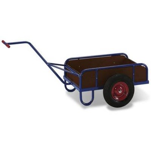 ROLLCART, Handwagen Stahl pulverbeschichtet Traglast (max.): 200 kg ROLLCART 14-1280, Handkarre mit Bordwänden, 1-Achser, 790 x 435 mm