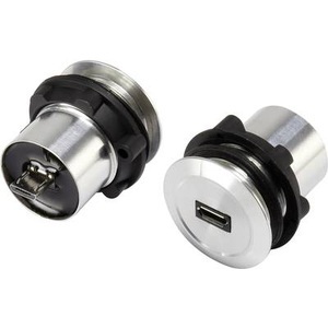 TRU COMPONENTS, Micro USB-Einbaubuchse 2.0 Buchse, Einbau Micro USB-01 Micro USB Buchse auf Micro USB Stecker TRU COMPONENTS Inhalt: 1, 