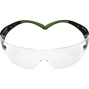 3m, Schutzbrille SecureFit, klar, 3M SecureFit 400 SF401AF Schutzbrille Schwarz, Grün
