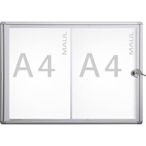 Maul, MAUL Schaukasten, Außentiefe 27 mm Außenhöhe 350 mm 2 x DIN A4, Maul Schaukasten Extraslim 2 x A4