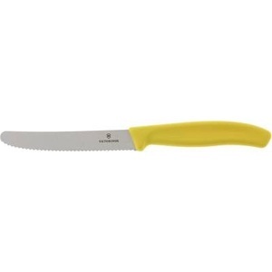 Victorinox, Tomaten- und Wurstmesser Victorinox 6.7836.L118, Victorinox Swiss Classic Tomaten- und Tafelmesser - Gelb - 11 cm