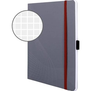 Avery Zweckform, Avery-Zweckform Notizbuch notizio 7019 kariert Grau Anzahl der Blätter: 80 DIN A5, 