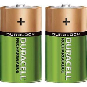 Duracell, Recharge Ultra Mono D NiMH Akku mit 2200 mAh - 2 Stück