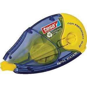 Tesa, tesa® Kleberoller, ablösbar/59200-00005-01 14mx8,4mm, Tesa Kleberoller ecoLogo, 8.4mm x 12m, non-permanent, 59200-00005-05