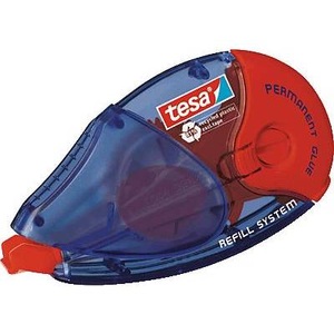 Tesa, tesa® Kleberoller festklebend, nachfüllbar/59100-00005-01 14mx8,4mm, Tesa Kleberoller ecoLogo, 8.4mm x 14m, permanent, 59100-00005-05