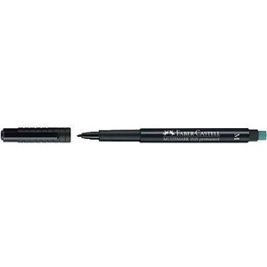 Faber-Castell, Faber-Castell Folienstift 1525 MULTIMARK M permanent Schwarz 152599, Faber-Castell OHP MULTIMARK, M, schwarz, permanent, 152599