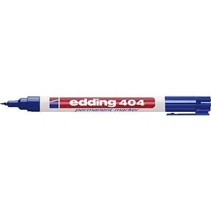 Edding Permanentmarker edding 404 Blau wasserfest: Ja 4-404003