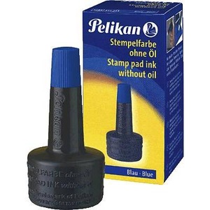 undefined, PELIKAN Stempelfarben 4 K 351213 blau, Pelikan Stempelfarben, 4 K, blau, 351213
