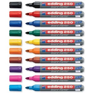 undefined, EDDING Boardmarker 250 250-1 schwarz, Edding 250, Boardmarker, schwarz, 250-1