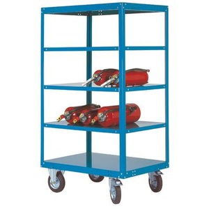 Manuflex, Manuflex TT4293.7016 Regalwagen Stahl pulverbeschichtet Traglast (max.): 500 kg Anthrazit, Manuflex TT4293.7016 Regalwagen Stahl pulverbeschichtet Traglast (max.): 500 kg Anthrazit