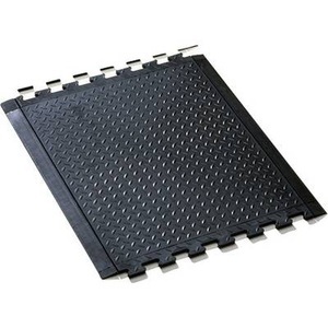 undefined, Anti-Ermüdungsmatte aus Naturgummi Mittelstück, LxB 800 x 700 mm, VE 1 Stück, COBA Europe CL010002 Comfort Lok Mitte Arbeitsplatzmatte (L x B x H) 0.8 m x 0.7 m x 12 mm Schwarz