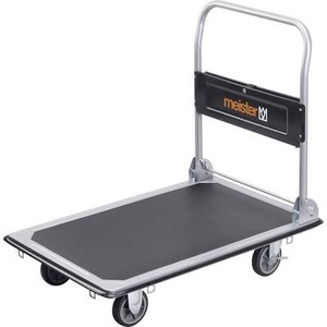 Meister Werkzeuge, Meister Werkzeuge 8985540 Plattformwagen klappbar, mit Ablagefach Stahl Traglast (max.): 300 kg, Meister Werkzeuge 8985540 Plattformwagen klappbar, mit Ablagefach Stahl Traglast (max.): 300 kg