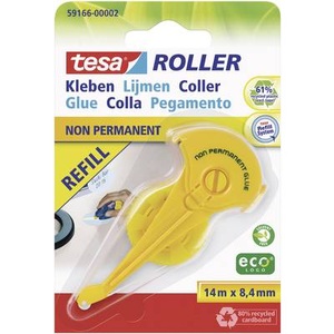 Tesa, tesa Klebeband-Abroller 59166, Tesa Kleberoller ecoLogo, 8,4mm x 14m, non-permanent, 59166-00002