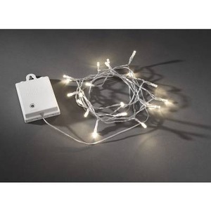 Konstmide CHRISTMAS, Lange LED-Lichterkette m. Lichtsensor IP44 außen, Konstsmide 3728-103 Micro-Lichterkette Innen/Außen batteriebetrieben Anzahl Leuchtmittel 80 LED Warmweiß