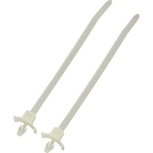 TRU COMPONENTS, TRU COMPONENTS 1592911 TC-PWVS100203 Kabelbinder 112 mm Natur mit Spreizanker 1 St., 