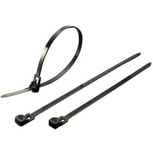 TRU COMPONENTS, TRU COMPONENTS 1592877 TC-HVR200SBK203 Kabelbinder 200 mm Schwarz Lösbar 100 St., 