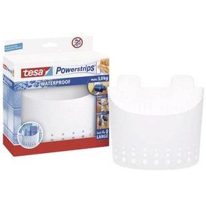 Tesa, tesa Powerstrips® Waterproof Korb Weiß 59706 tesa Inhalt: 1 St., Tesa Powerstrips, Korb L, weiss, 59706-00000