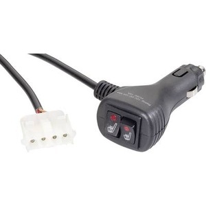TRU COMPONENTS, TRU COMPONENTS Kfz-Stecker zum Anschluss einer Sitzheizung inkl. Kabel Belastbarkeit Strom max.=15 A, 