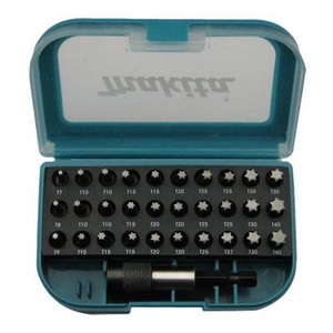 Makita, Makita P-73352 Bit-Set 31teilig Innen-TORX, TORX Bit-Set 31-teilig, Bit-Satz