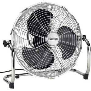 Tristar, Tristar Ve-5933 Floo FAN 30Cm 55W - Windmaschine (Chrom), Dreistufiger Standventilator VE5933