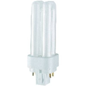 Osram, G24q 10W 840 Kompaktleuchtstofflampe DULUX D/E, Osram Dulux D/E 10W - 840 Kaltweiß | 4-Pins